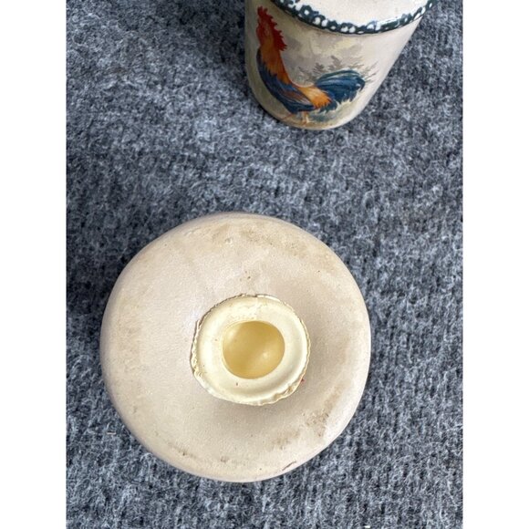 Vintage Ceramic Rooster Salt & Pepper Shaker Set - Picture 4 of 5